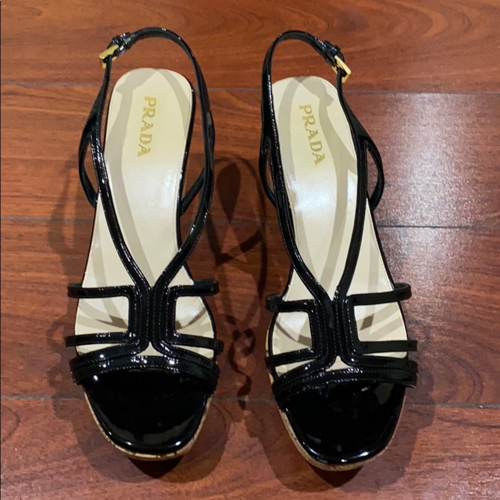 Prada black sandals. - Picture 6 of 6